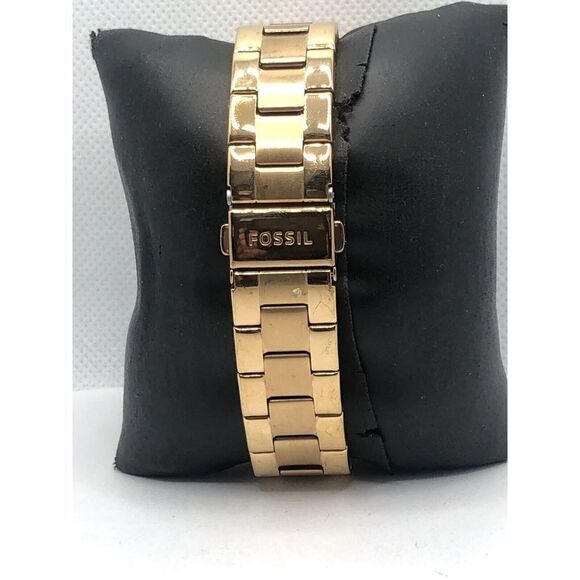 Fossil BQ3316 Women's Stainless Steel Analog Rose Gold Dial Quartz Watch OP437 - Picture 4 of 9